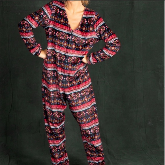 Natural Life Fleece Onesie Loungewear - Picture 3 of 4